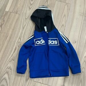Adidas Boys Zip Sweater